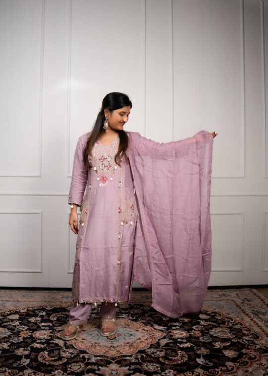 Lilac Grace Suit Set ( Lavender)